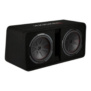 SUBWOOFER KICKER Dual 12" CompR Enclosure 48DCWR122