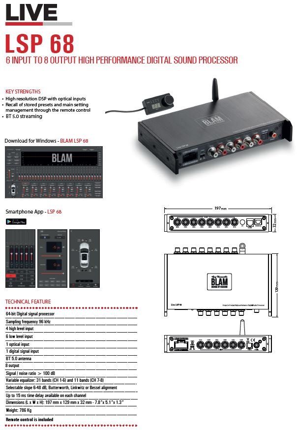 DESP BLAM LSP 68 6 ENTRADAS EN BAJAS Y 8 SALIDAS EN BAJAS - Image 3